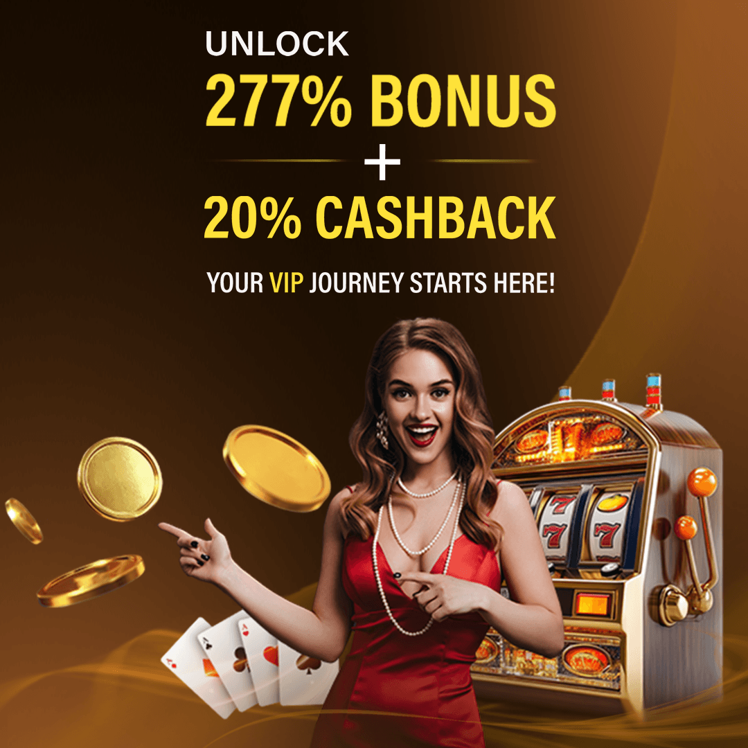 Unlock 277% Bonus + 20% Cashback Your VIP Journey Starts Here!